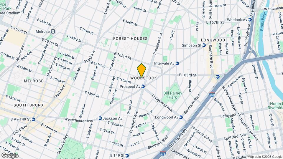 824 E 161st St Mapa y Detalles de la Ubicación