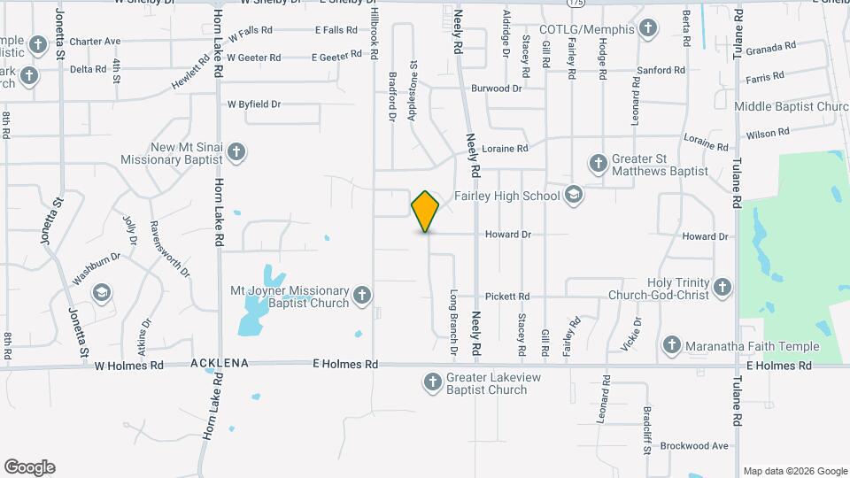 5021 Appleville St Map and Location Details