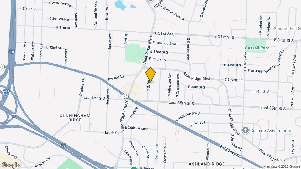 3405 S Oxford Ave, Unit 3405 Oxford Ave Map and Location Details