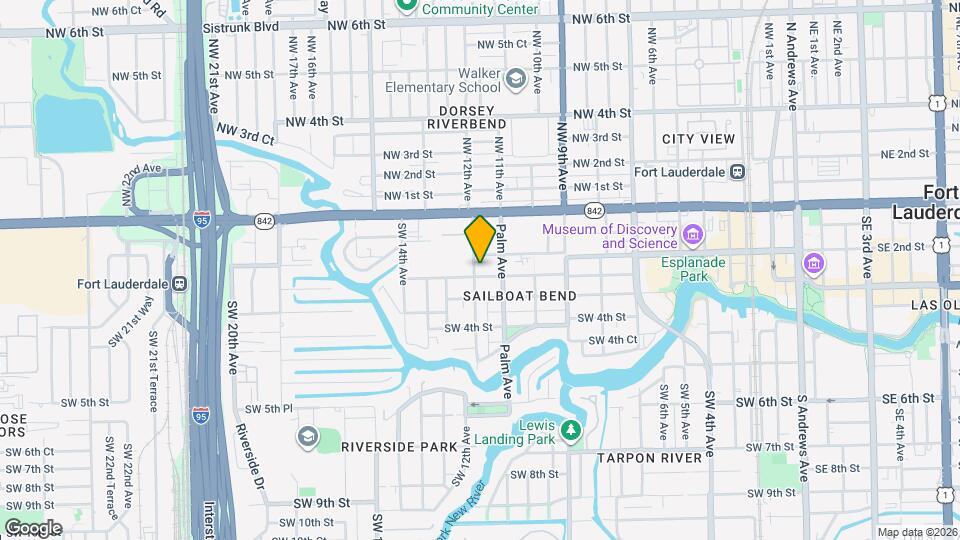 1121 SW 2nd Ct Map and Location Details