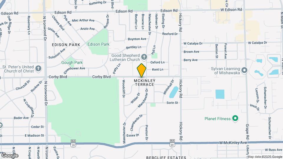 3208 Corby Blvd Map and Location Details