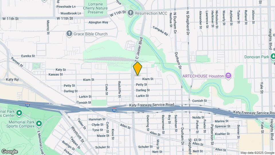 5334 Kiam St Map and Location Details