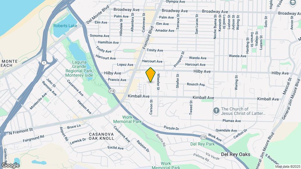 1142-1143 Carson St Map and Location Details