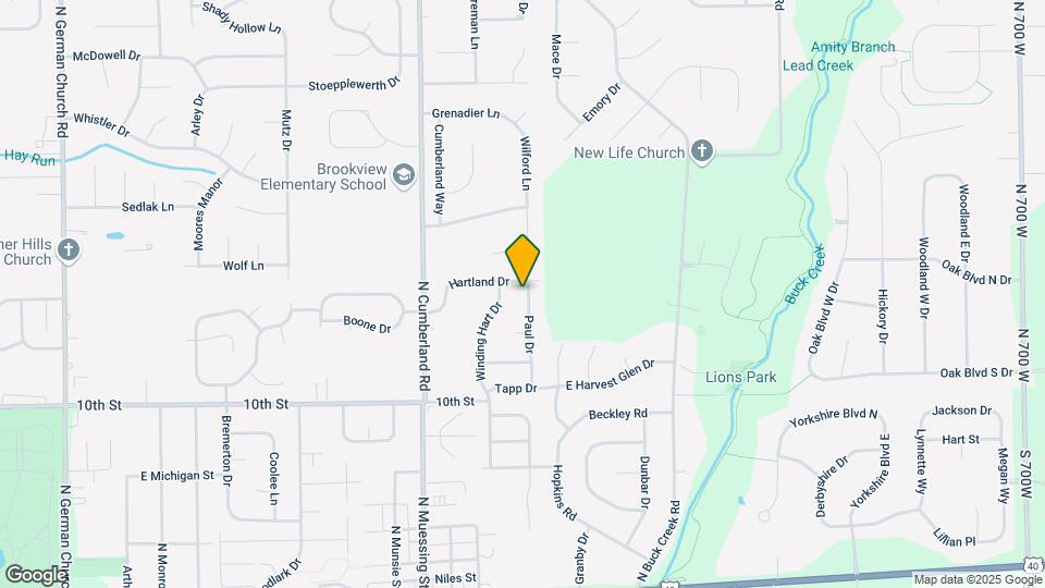 1224 Paul Dr Map and Location Details