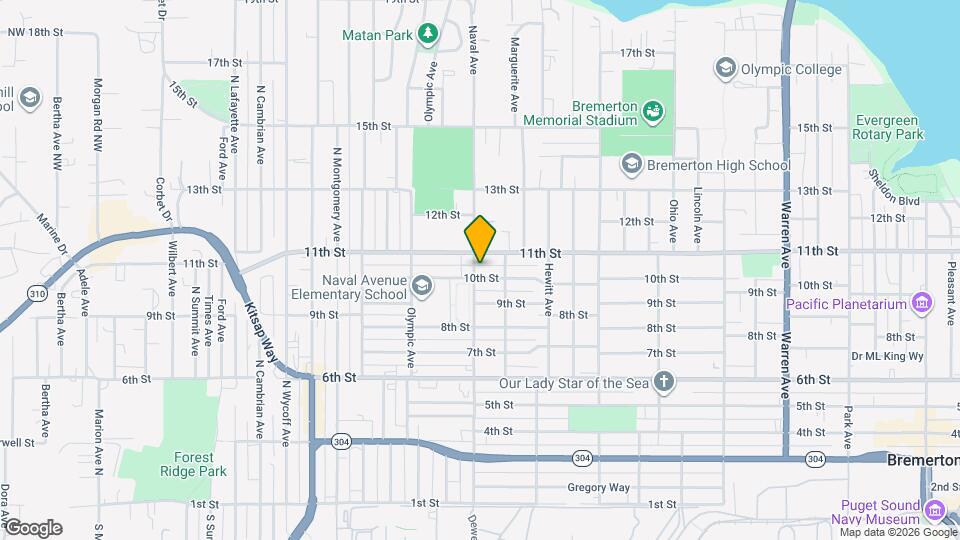 1002 Naval Ave Map and Location Details