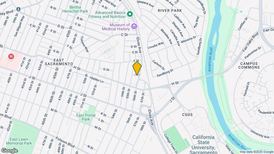 5676 Elvas Ave Map and Location Details