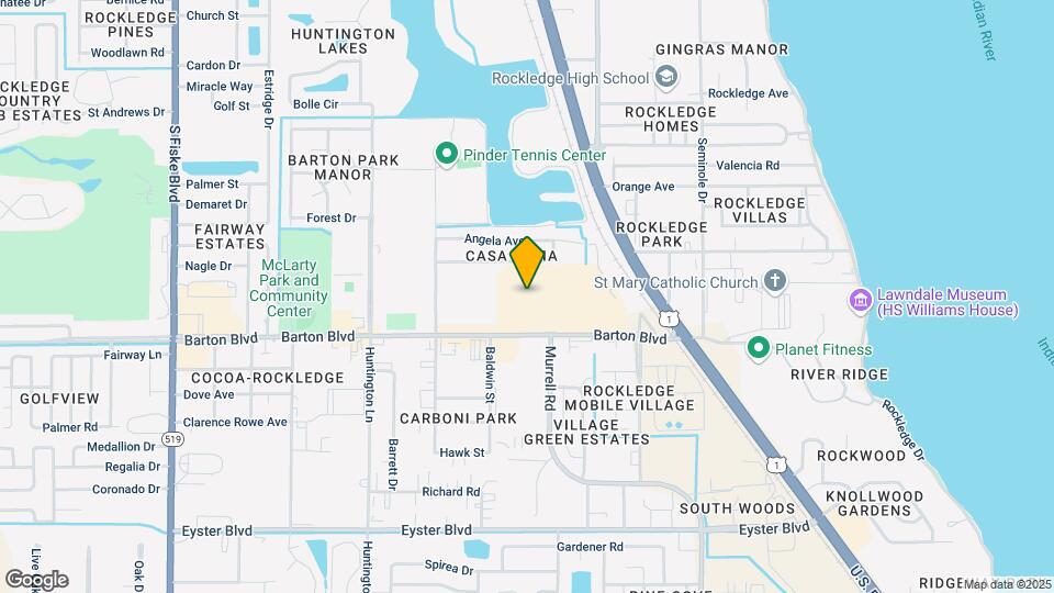 ROCKLEDGE FLATS Map and Location Details