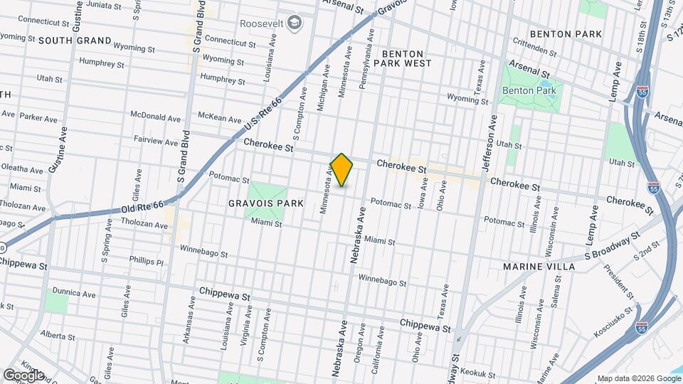 3453 Pennsylvania Ave Map and Location Details