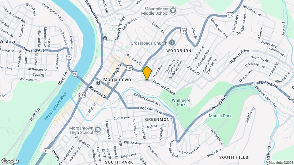 454 Pine St Map and Location Details