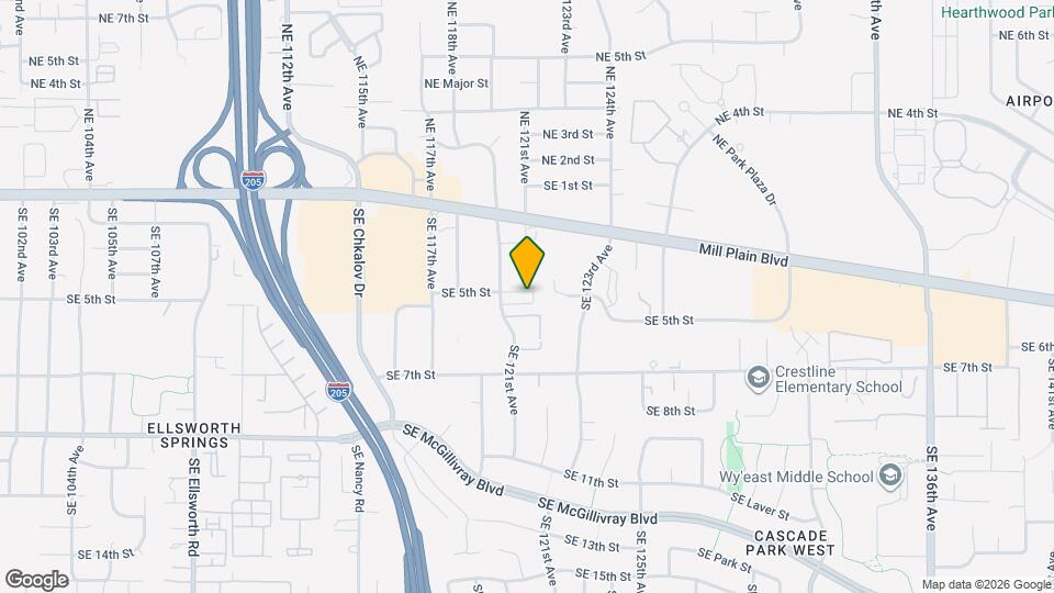 12041 SE 5th St Map and Location Details