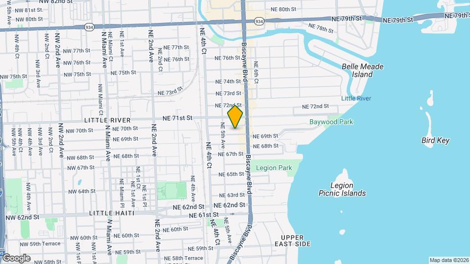 551 NE 69th St Map and Location Details