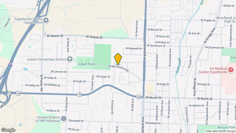 1378 W Mt Comfort Rd Map and Location Details