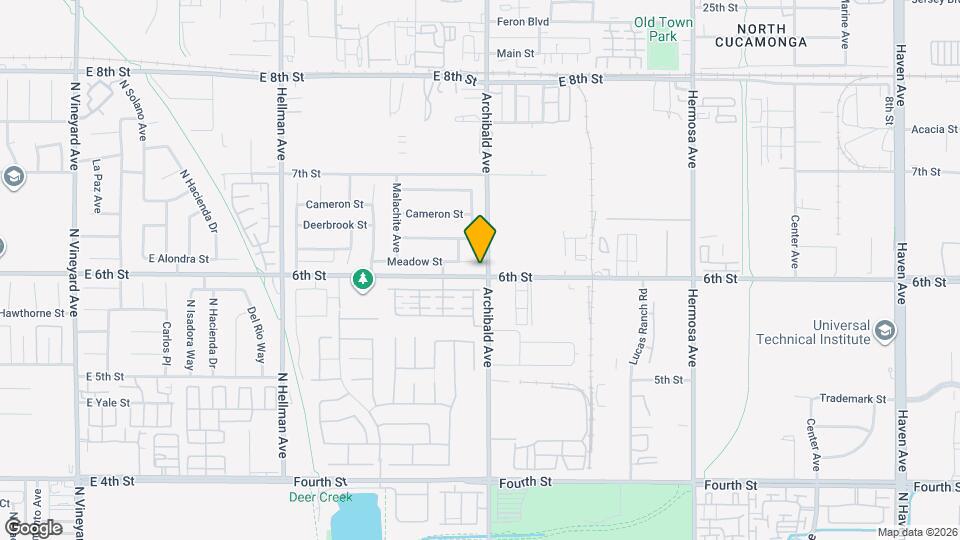 9288 Archibald Ave Map and Location Details