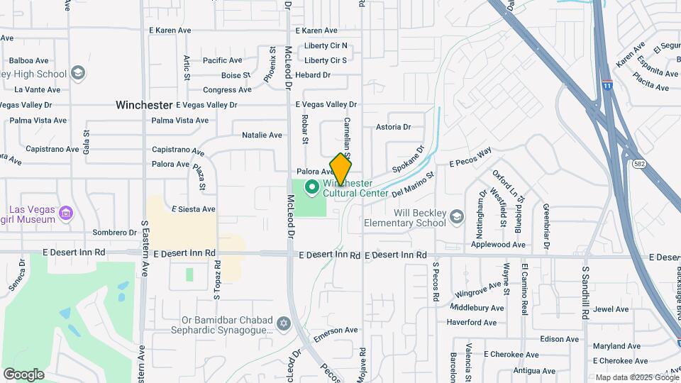 3135 S Mojave Rd Map and Location Details
