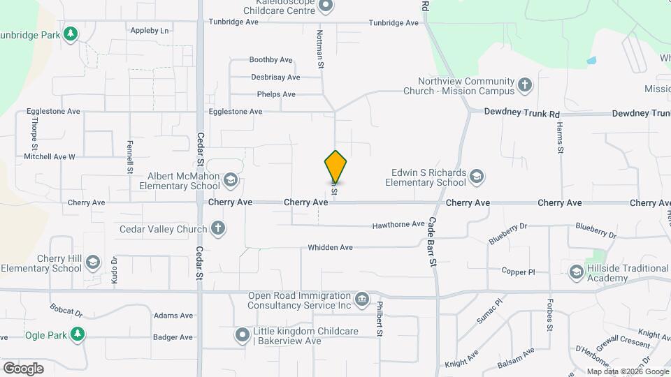 8430 Nottman St Map and Location Details