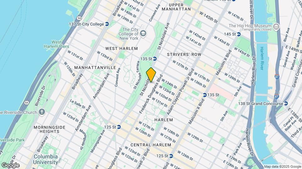 308-310 W 133rd St Mapa y Detalles de la Ubicación