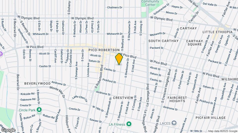 1461 S Bedford St Mapa y Detalles de la Ubicación