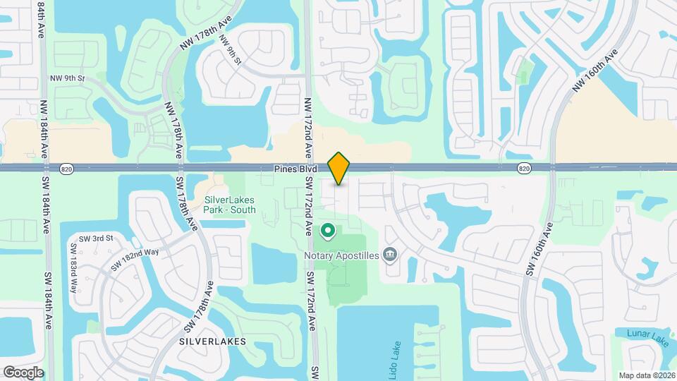 135 SW 171st Ln Map and Location Details