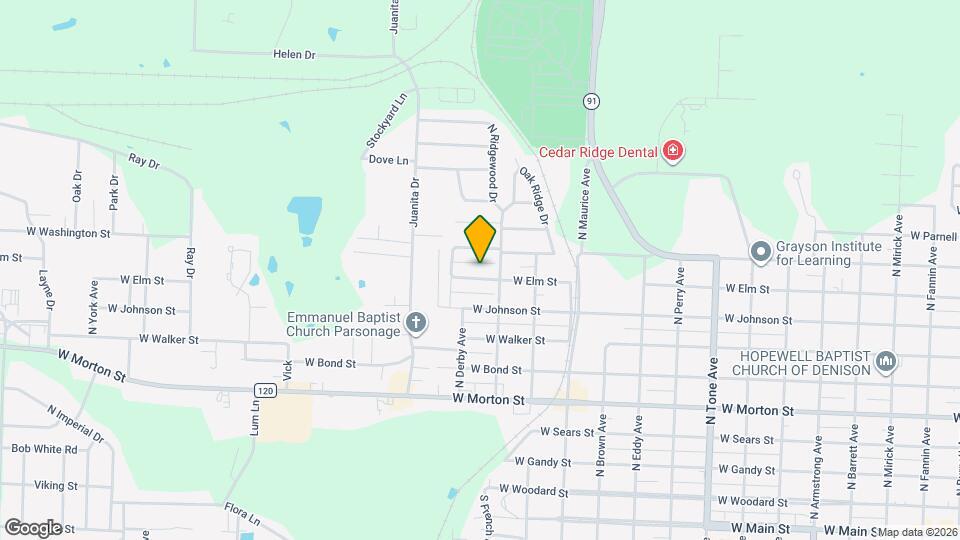 1715 W Elm St Map and Location Details