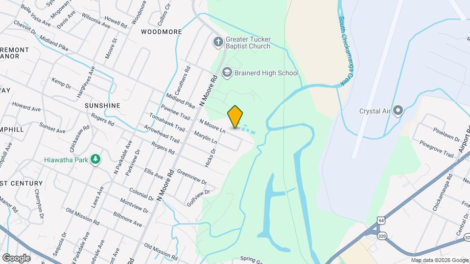 5007b N Moore Ln Map and Location Details