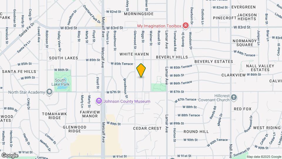 8606 Riggs St Map and Location Details