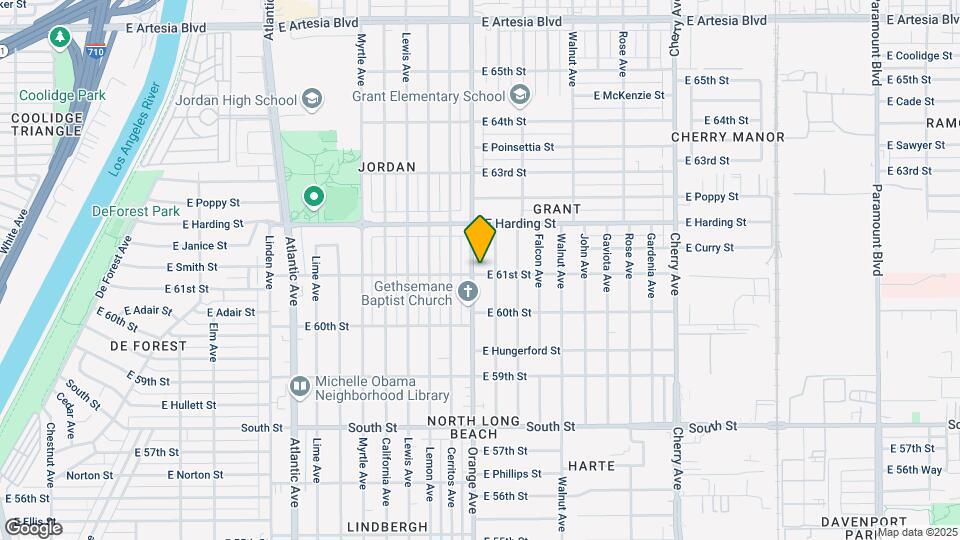 6100 Orange Ave Map and Location Details