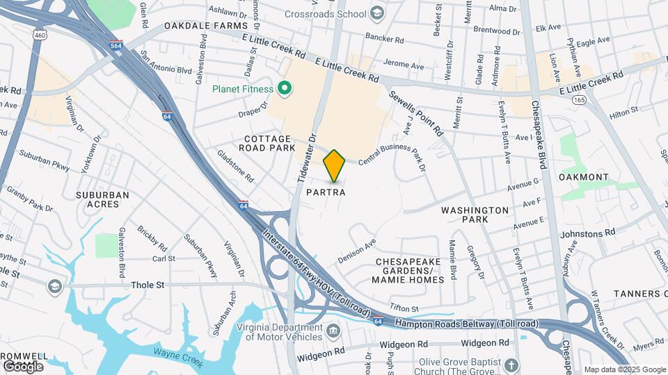 745 Guy Ave Map and Location Details