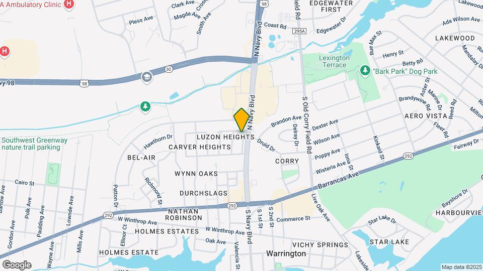 313 N Navy Blvd Map and Location Details