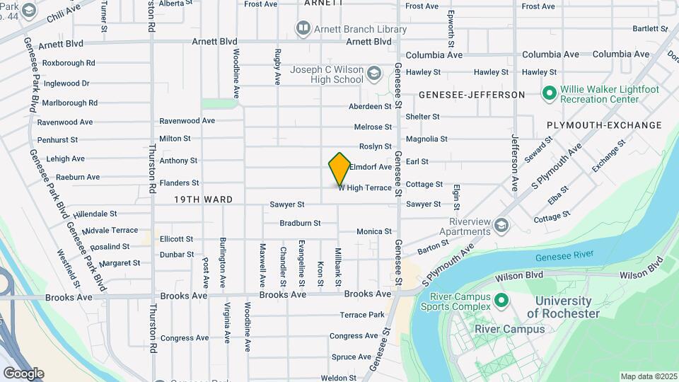 125 W High Terrace Map and Location Details