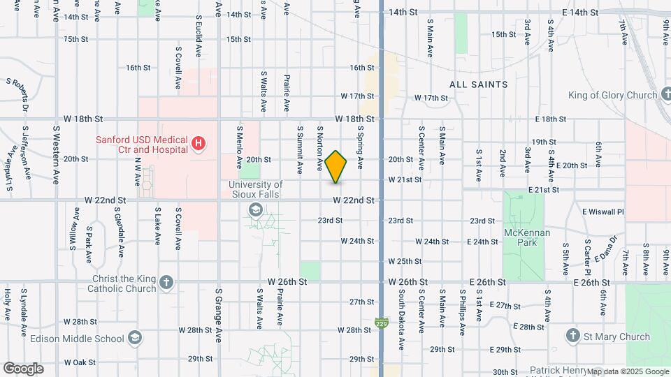 1307 S Duluth Ave Map and Location Details