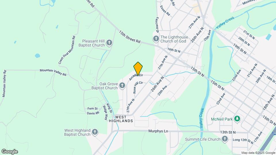 1109 Arcadia Cir Map and Location Details