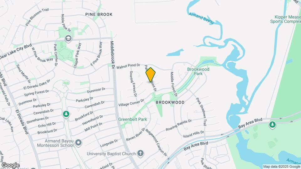 16619 Palisades Point Dr Map and Location Details