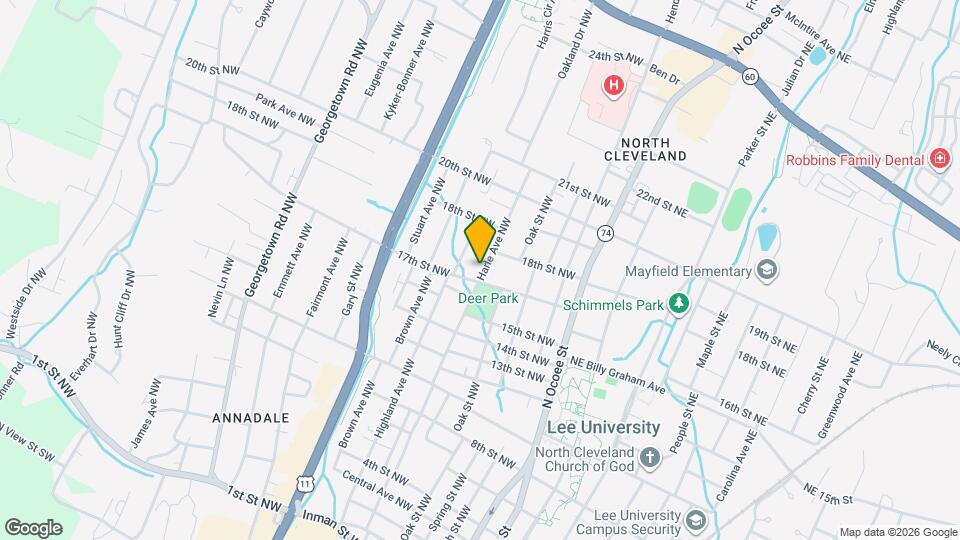 1735 Harle Ave NW Map and Location Details