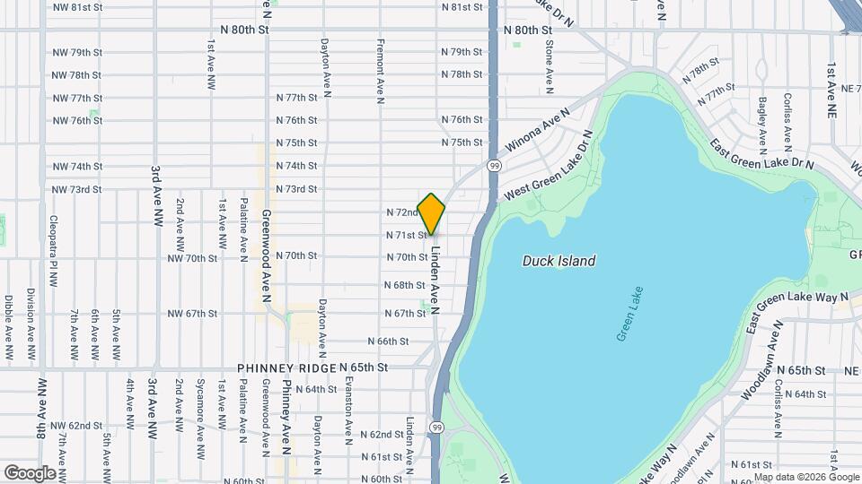 7015 Linden Ave N Map and Location Details