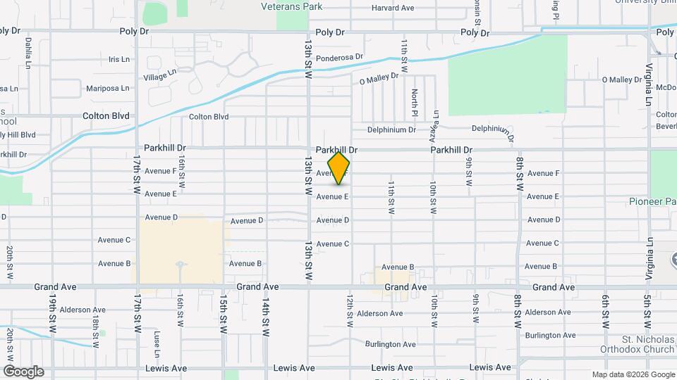 1215 Avenue E Map and Location Details