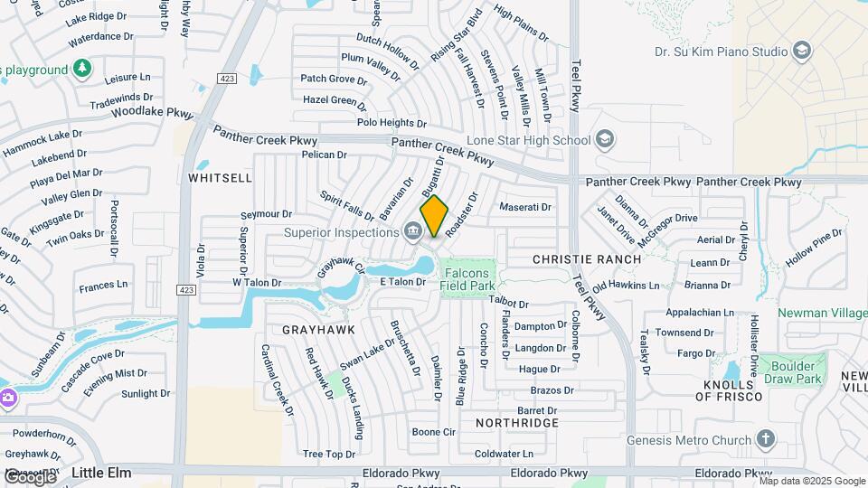 13107 Roadster Dr Map and Location Details