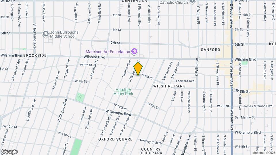 817 S Windsor Blvd Mapa y Detalles de la Ubicación