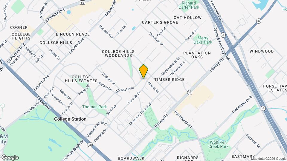 806 Gilchrist Ave Map and Location Details