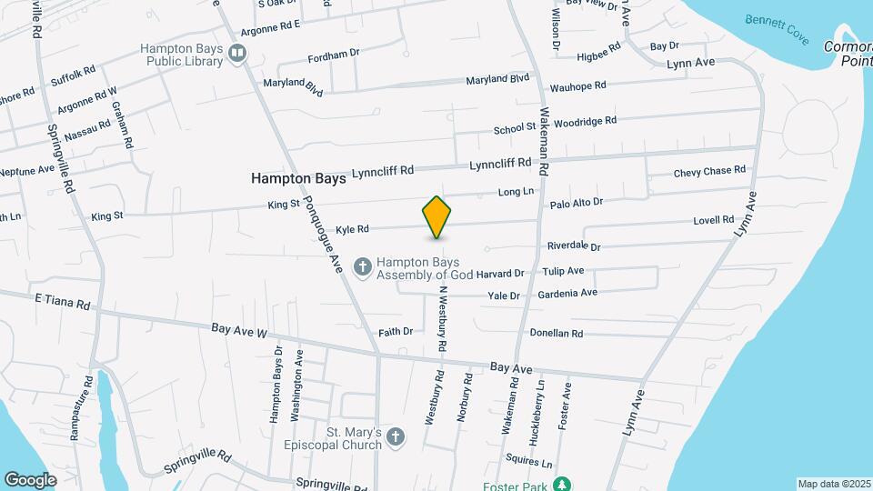 23 N Westbury Rd Map and Location Details