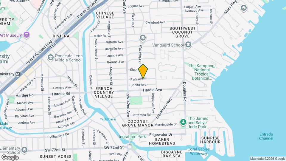 4072 Park Ave Map and Location Details