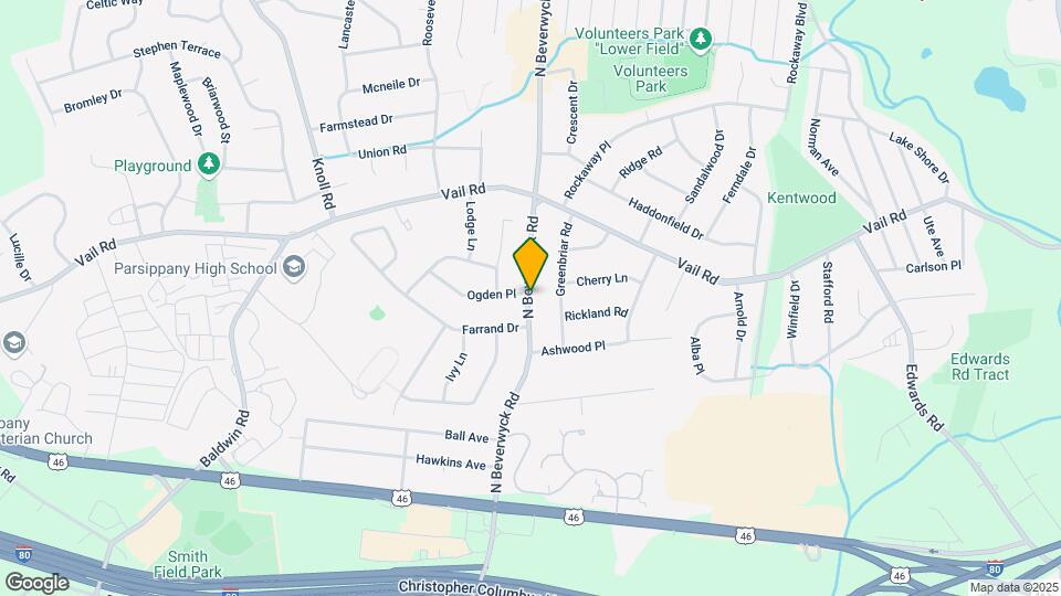 199 N Beverwyck Rd Map and Location Details