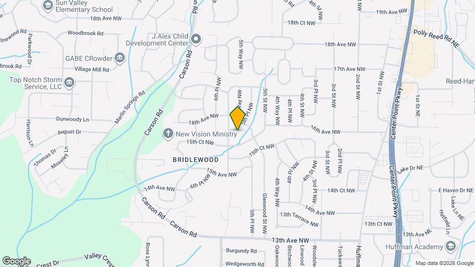 1605 5th Pl NW Map and Location Details