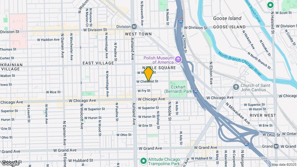 1511 W Chestnut St Map and Location Details