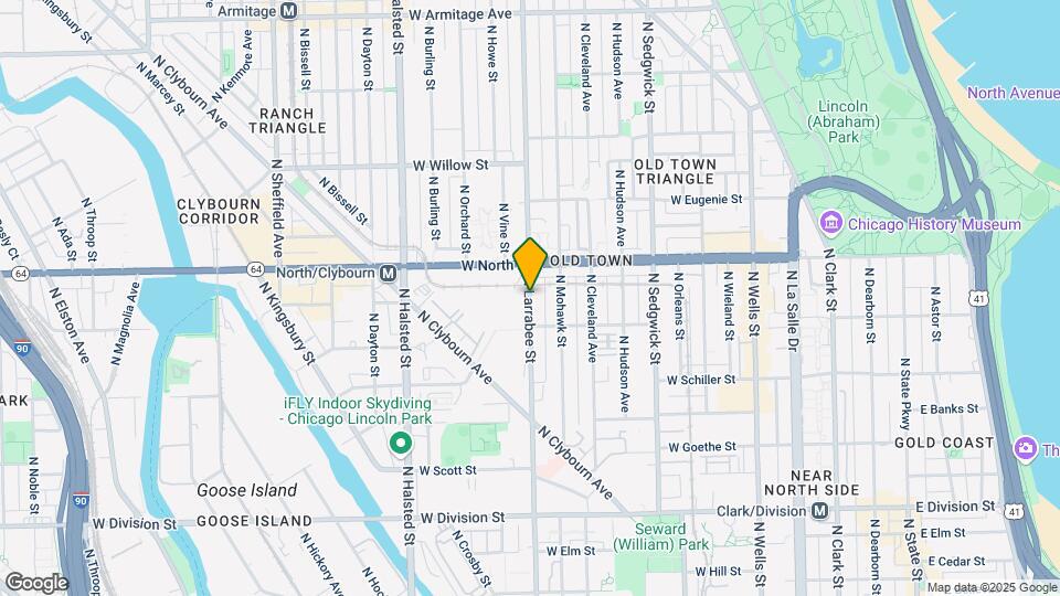 1545 N Larrabee St, Unit 3N Mapa y Detalles de la Ubicación