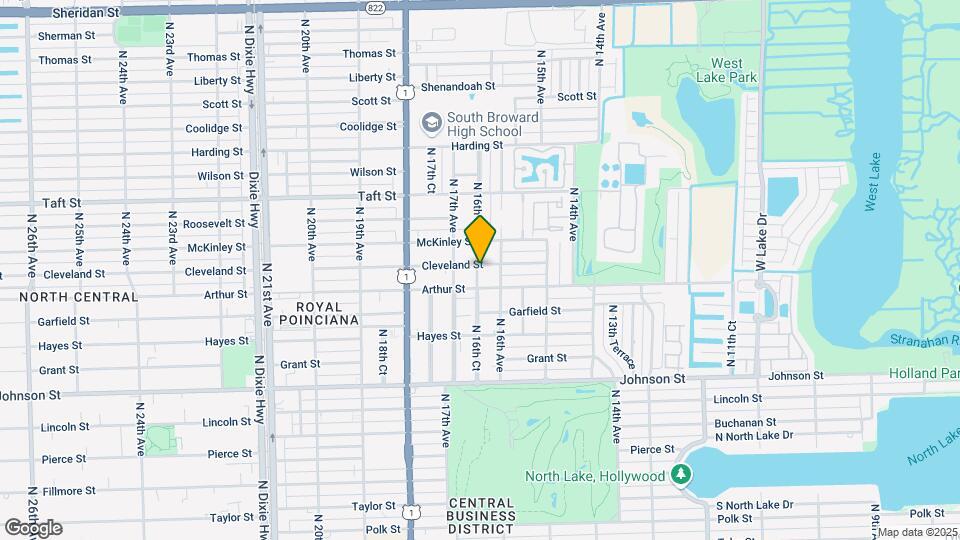 1323 N 16th Ct Map and Location Details