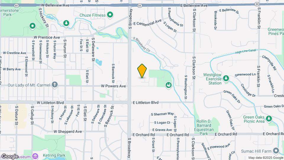 5599 S Sherman Cir, Unit 5599 Map and Location Details