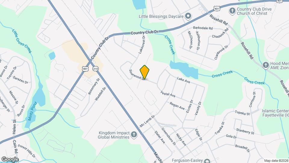 2532 Sourwood Dr Map and Location Details