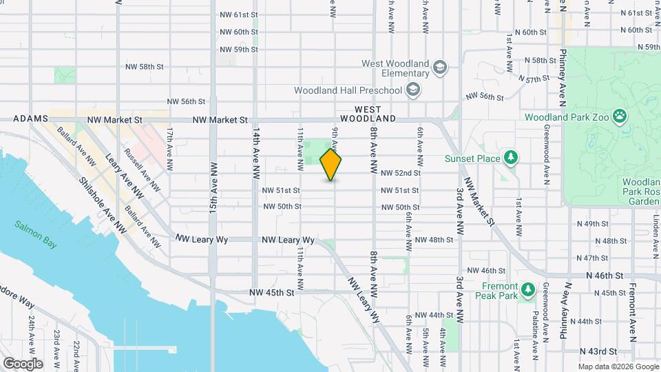 5101 9th Ave NW Map and Location Details