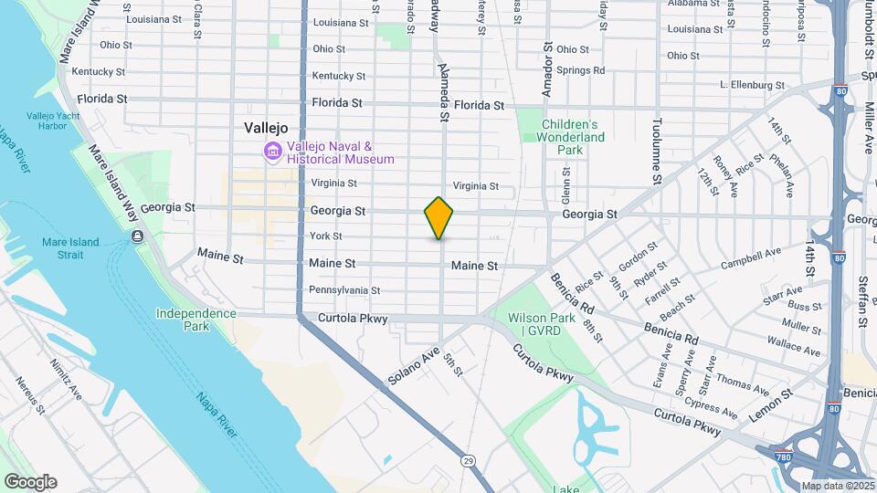 845 York St Map and Location Details