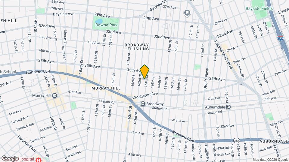 35-36 164th St Map and Location Details